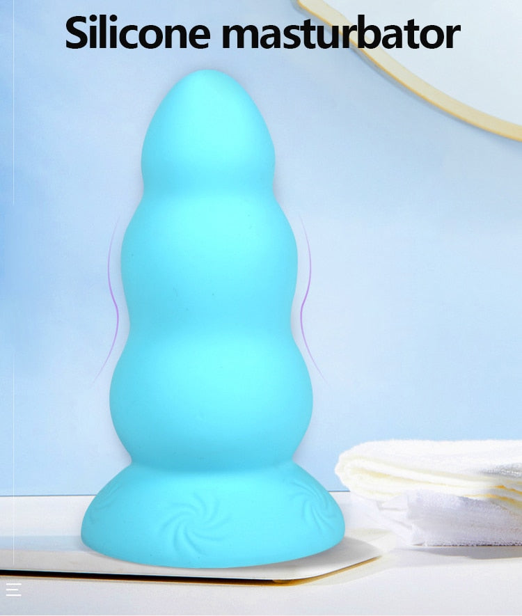 2022 Latest Huge Anal Plug Super Soft Silicone Dildo Anal Plug Anal Beads Prostate Massage Big Butt Plug Sex Toys for Men Women