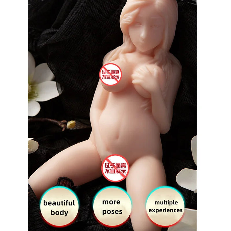 MiNi School Flower Figure Male Masturbation Cup Realistic Vagina Sex Toys for Men 18+ Penis Pump Glans Stimulate Sex Goods XXX