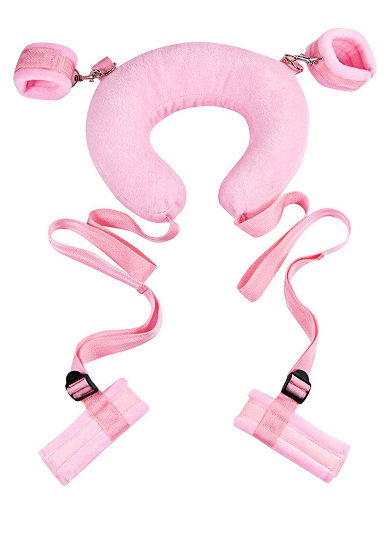 SM Bondage Restraints Slave Straps Pillow Sex Toys for Women Couples Handscuff Neck Ankle Cuffs Adult Games Sex Products