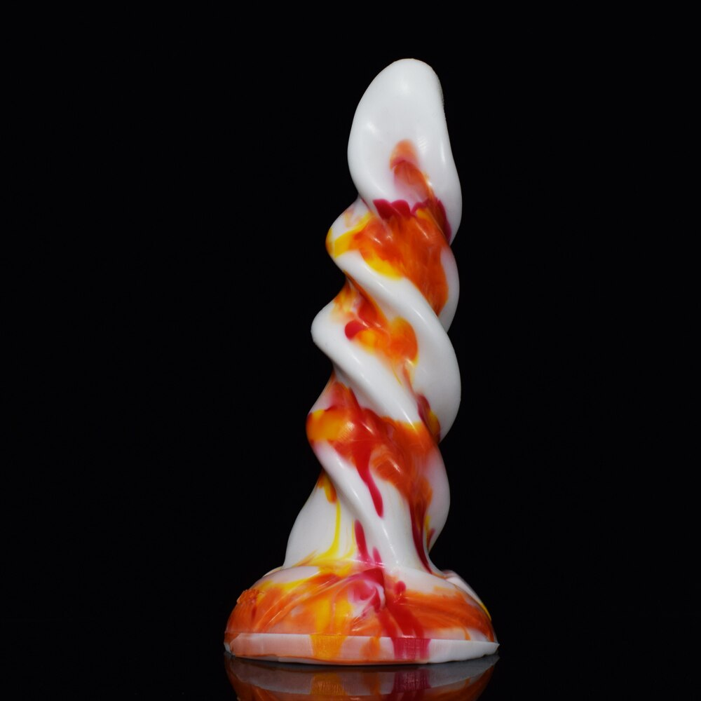 SXXY จุกเสียบทวาร Twist ของเล่นเซ็กส์สุดสนุก Dildo มีพื้นผิว G-Spot ช่วยสำเร็จความใคร่ นวดทวารหนัก ลึงค์มีร่องคลื่น สำหรับผู้หญิงสำเร็จความใคร่ Sexy Shop