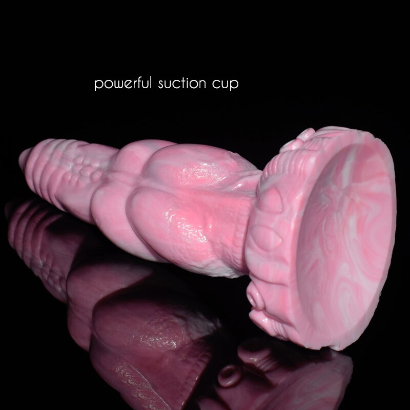 SXXY Sharp Monster Dildo พร้อมปมขนาดใหญ่สำหรับผู้หญิง เครื่องช่วยสำเร็จความใคร่ทางช่องคลอด กระตุ้นทวารหนัก ของเล่นทางทวารหนักสำหรับผู้ใหญ่ เครื่องนวดกระตุ้นอารมณ์ทางเพศ