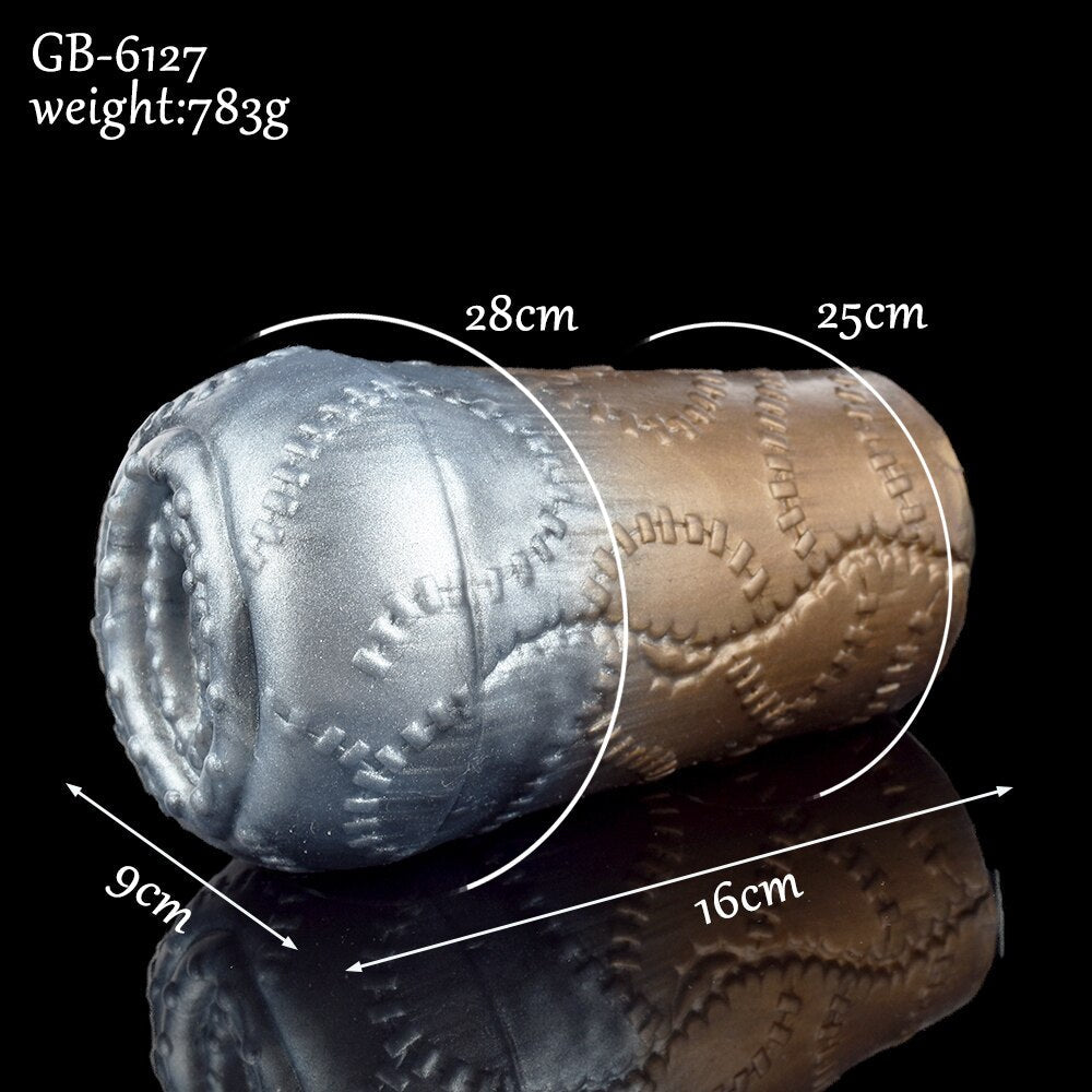 New Metal Alien Sex Toy Male Silicone Masturbator Airplane Cup Prostate Massager Waterproof Products for Men