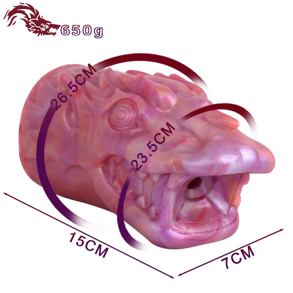 New Metal Alien Sex Toy Male Silicone Masturbator Airplane Cup Prostate Massager Waterproof Products for Men