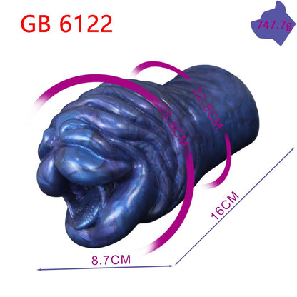 New Metal Alien Sex Toy Male Silicone Masturbator Airplane Cup Prostate Massager Waterproof Products for Men
