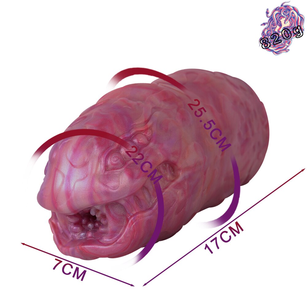 New Metal Alien Sex Toy Male Silicone Masturbator Airplane Cup Prostate Massager Waterproof Products for Men