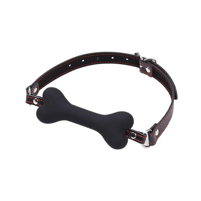 SM Sexy Leather Mouth Plug and Nipple Clamps. Silicone Dog Bone for BDSM. SM Bondage Game for Couples Enhance Sex Pleasure