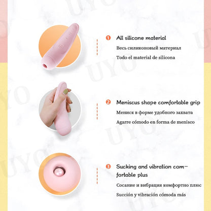 Satisfyer CURVY 2 + Vibrador App รีโมทคอนโทรล Vibrator Clit Sucker Vibrators สำหรับผู้หญิง Clitoris Nipple Sex ของเล่น UYO