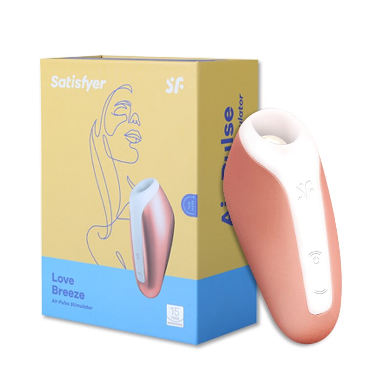 Satisfyer Love Breeze Vibrators สำหรับผู้หญิง Clitoris Sucker เลีย Mini Clitoris Nipple Sucker UYO เพศของเล่นสำหรับผู้หญิง