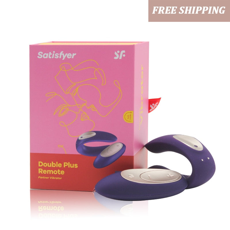 Satisfyer Partner Plus G Spot ซิลิโคน Vibrator UYO คู่ของเล่นรีโมทคอนโทรลไร้สายสวมใส่ผู้หญิง Clitoral กระตุ้น