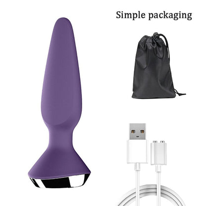 Satisfyer Plug-Ilicious 1app รีโมทคอนโทรล Anal Plug ของเล่นสำหรับชาย Vibrator ซิลิโคนวัสดุต่อมลูกหมาก Massager หญิง Anal Plug