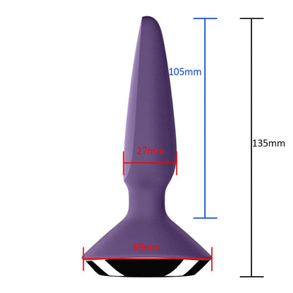 Satisfyer Plug-Ilicious 1app รีโมทคอนโทรล Anal Plug ของเล่นสำหรับชาย Vibrator ซิลิโคนวัสดุต่อมลูกหมาก Massager หญิง Anal Plug