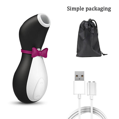 Satisfyer Pro Penguin ดูด Clit กระตุ้น G Spot ซิลิโคนการสั่นสะเทือน Nipple Sucker เร้าอารมณ์การ์ตูนของเล่นสำหรับผู้ใหญ่ Vibrator ผู้หญิง