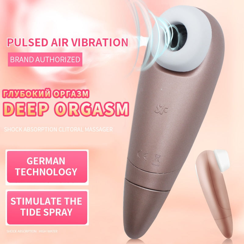 เยอรมัน Satisfyer ของเล่น Vibrator Clitoris Stimulator ซิลิโคน Vibrator Nipple Sucker UYO Vibrators สำหรับผู้หญิง Sucker Clitoris