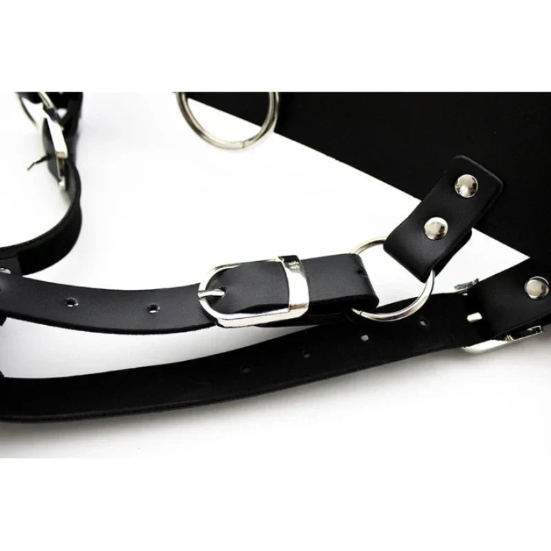 Women Chastity Pants Sexy Lingerie Panties Harness Leather Thong Underwear Bdsm Bondage Restraint Erotic Sex Toys for Women