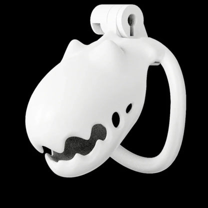 Furry Cute Male Chastity Cage CB Lock SM Flirting Adult Toy Bondage Device for Gay Erotic Urethral Lock with 4Ring Wrapped Penis