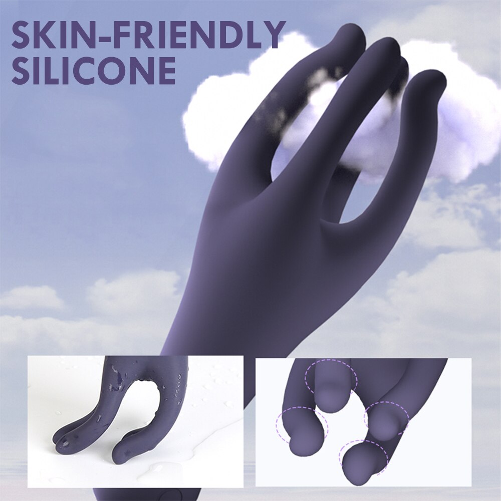 Sex Glans เทรนเนอร์นวดอวัยวะเพศชายชาย Masturbator 10 Speed Vibrating Glans Vibrator เซ็กซ์ทอยสำหรับผู้ชายยาวนาน Delay Endurance Exer