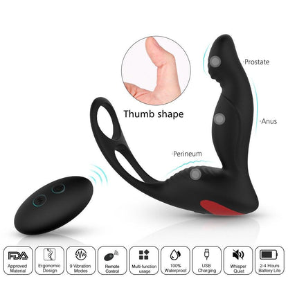 Anal Sex Toys For Men Gay Butt Plug Prostata Massager Wireless Remote Control Vibrating Adult Sex Toys For Couple