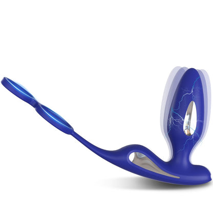 ไฟฟ้า Shock Anal Vibrator Butt Plug ชาย Prostate Massager รีโมทคอนโทรล Delay Ejaculation อวัยวะเพศชาย Cock แหวนเพศของเล่นสำหรับผู้ชาย