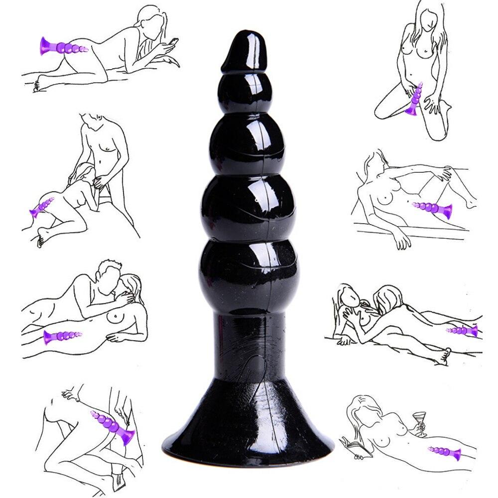 Silicone Anal Beads Anal Plug Dildo Prostate Massager Sex Toys for Adults Men ButtPlug Sex Products Sex Shop for Women Vagina
