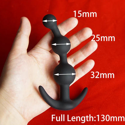 Silicone Anal Beads Dilator.Big Annals Balls.Long Ass Anus But Butt Plug.Analplug Buttplug Butplug.Analsex Prostate Sex Toys