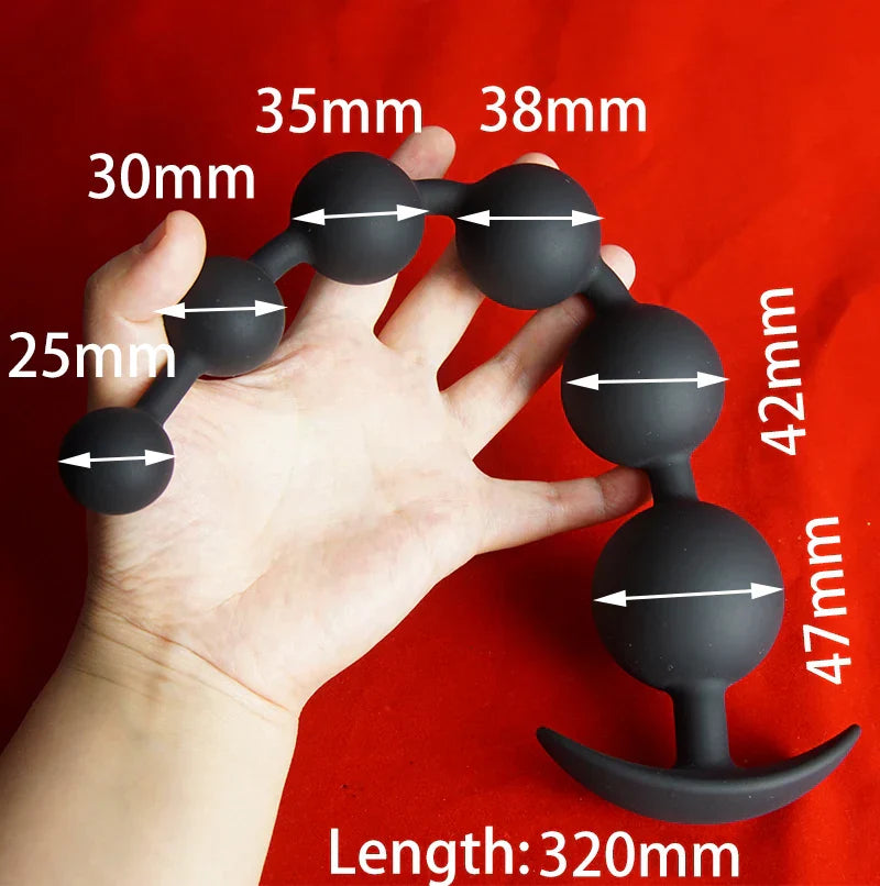 Silicone Anal Beads Dilator.Big Annals Balls.Long Ass Anus But Butt Plug.Analplug Buttplug Butplug.Analsex Prostate Sex Toys