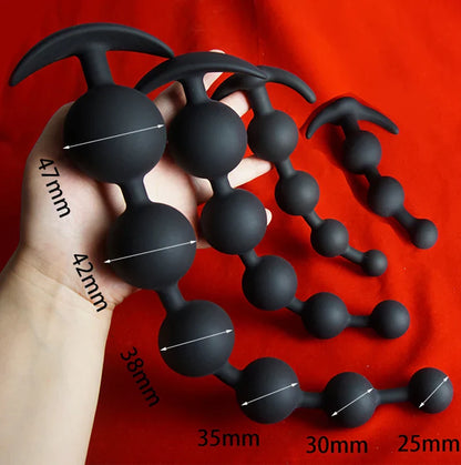 Silicone Anal Beads Dilator.Big Annals Balls.Long Ass Anus But Butt Plug.Analplug Buttplug Butplug.Analsex Prostate Sex Toys