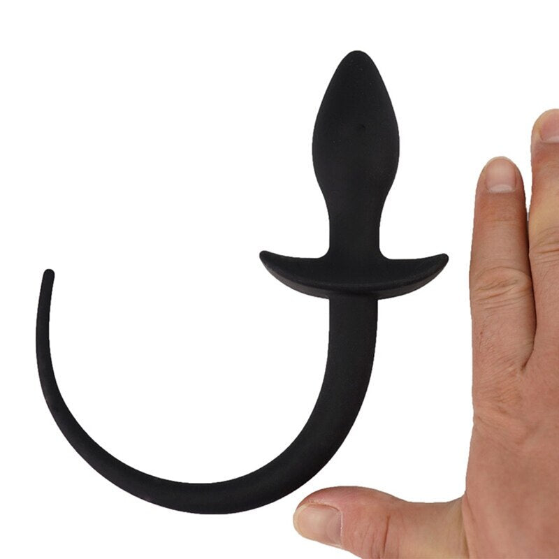 Silicone Dog Tail Anal Toys G-spot Stimulator Butt Plug Slave Anal Expander Women Men Gay Sex Game BDSM Erotic Toys Sex Products