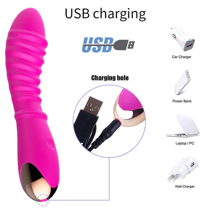 Silicone G Spot Dildo Vibrators for Women Waterproof 20 Speeds Vibrador Clitoris Massager Female Masturbator Sex Toys for Woman