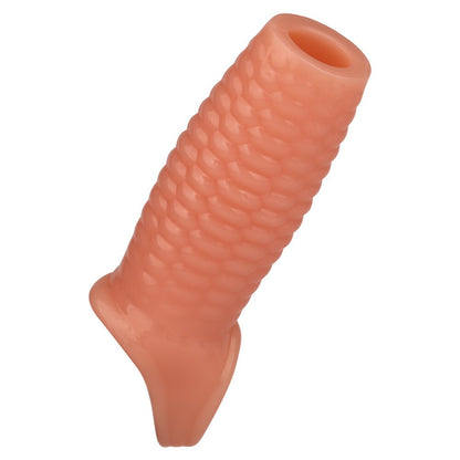 Silicone Reusable Penis Sleeve Flexible Glans Penis Enlarger Extender Delay Ejaculation Cock Ring Sleeve Adult Sex Toys for Men