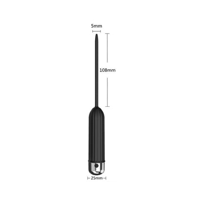 Silicone Urethral Dilators Penis Plug 10 Speed Vibrating Insertion Urethral Plug Catheter Sounds Vibrator Sex Toys for Men Adult