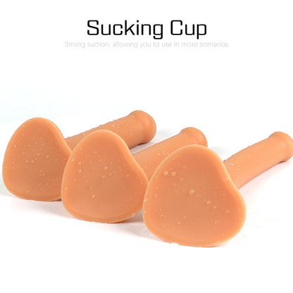 Slender Anal Plug Powerful Suction Cup Soft Dildo G-spot Vaginal Stimulator Butt Plug Prostate Massager Sex Toys for Man Woman