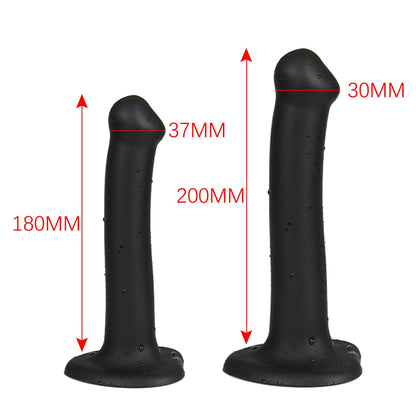 Slender Anal Plug Powerful Suction Cup Soft Dildo G-spot Vaginal Stimulator Butt Plug Prostate Massager Sex Toys for Man Woman