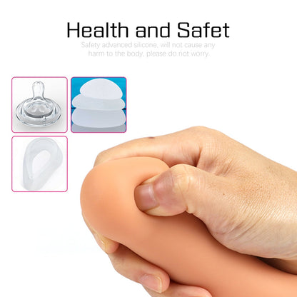 Slender Anal Plug Powerful Suction Cup Soft Dildo G-spot Vaginal Stimulator Butt Plug Prostate Massager Sex Toys for Man Woman