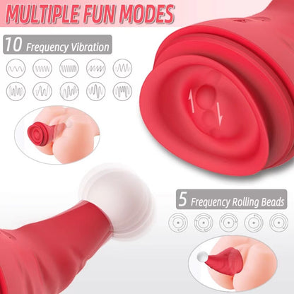 Snowman Clit Sucker Vibrator เซ็กซ์ทอยสำหรับผู้หญิงผู้ใหญ่18หัวนมคริสต์มาสหญิง Clitoris สูญญากาศกระตุ้นอมควย Oral