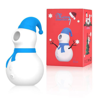 Snowman Clit Sucker Vibrator เซ็กซ์ทอยสำหรับผู้หญิงผู้ใหญ่18หัวนมคริสต์มาสหญิง Clitoris สูญญากาศกระตุ้นอมควย Oral