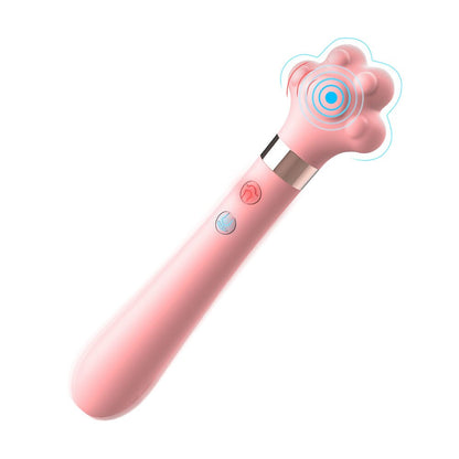 Soft น่ารัก Cat Claw Double Vibrator ซิลิโคนกันน้ำ Wand Masturbator เพศของเล่นสำหรับหญิงช่องคลอด G-Spot Anal นวด Shop