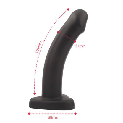 Soft Jelly Dildo Anal Butt Plug Realistic Penis with Powerful Suction Up Strapon Artificial Penis Dick Toy for Adult Sex Toys