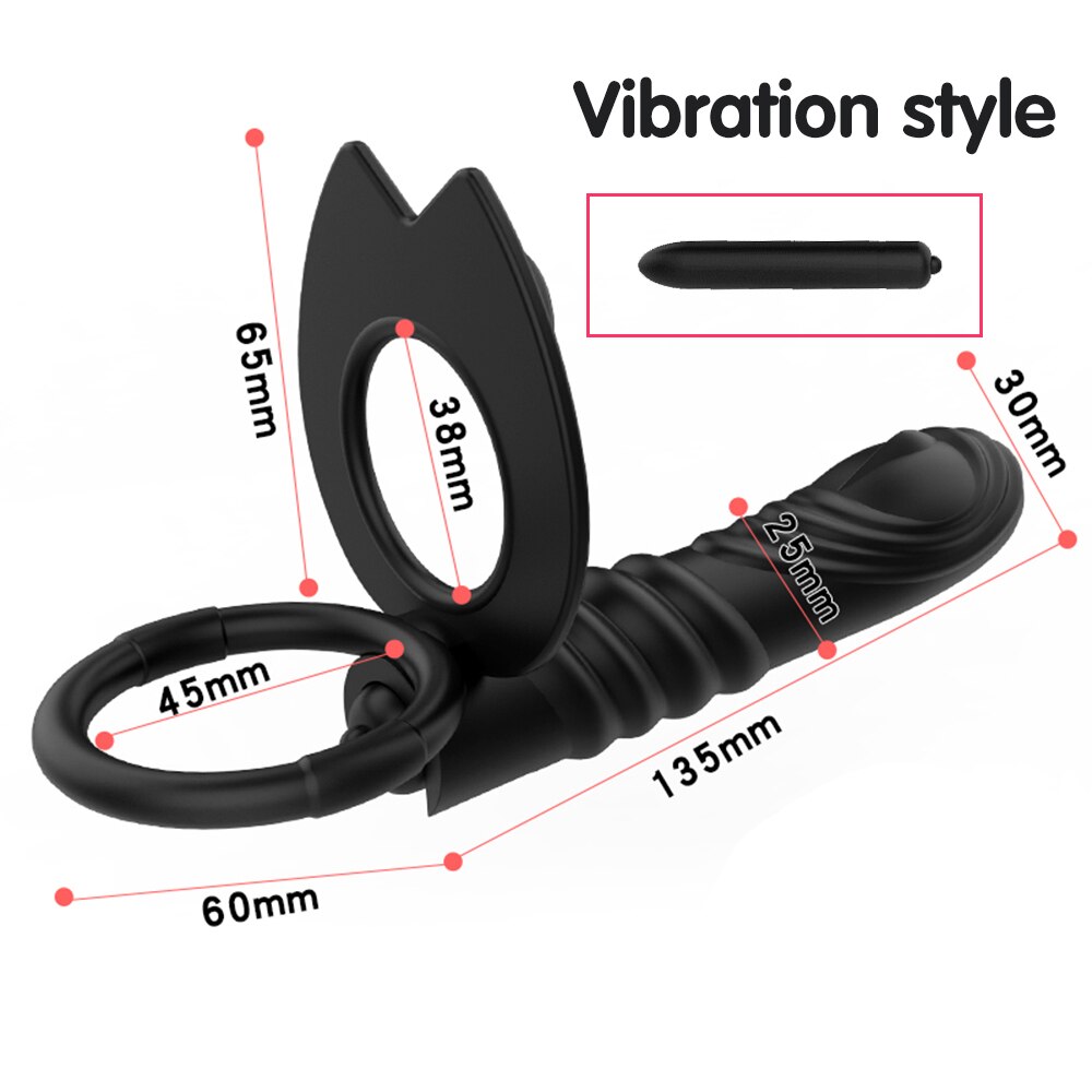 Strap-On Dildo ของเล่นช่วยตัวเองสำหรับผู้หญิง สายรัดองคชาต Dildo อวัยวะเพศ Plug Anal ลูกปัด Plug G-Spot ของเล่นสำหรับผู้ใหญ่18