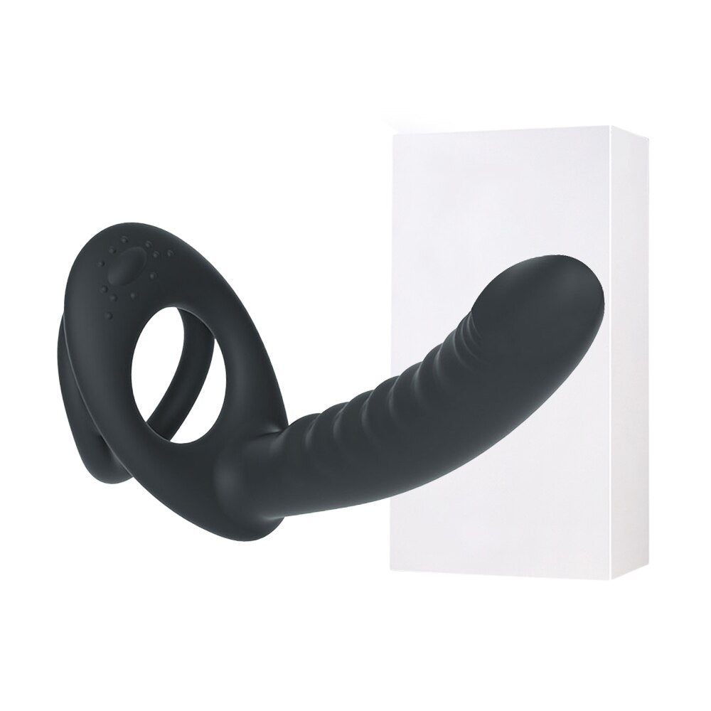 Strap-On Dildo ของเล่นช่วยตัวเองสำหรับผู้หญิง สายรัดองคชาต Dildo อวัยวะเพศ Plug Anal ลูกปัด Plug G-Spot ของเล่นสำหรับผู้ใหญ่18