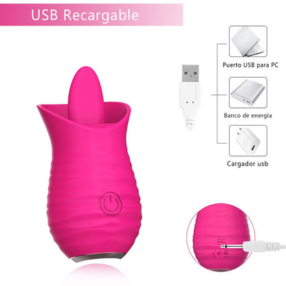 Sucking Tongue Female Vibrator Clit Nipple Sucker Sexy Toys Clitoris Stimulator Oral Pussy Licking Toys for Women 18 Adult Toys