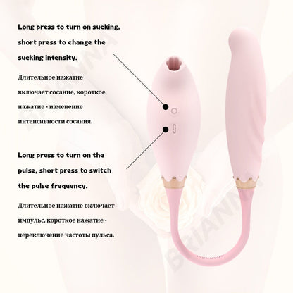 Sucking Vibrator Bendable หญิง7ความถี่ Pulse Soft ซิลิโคน G-Spot Clitoris Stimulator เซ็กส์ทอยสำหรับหัวนมผู้หญิง Sucker