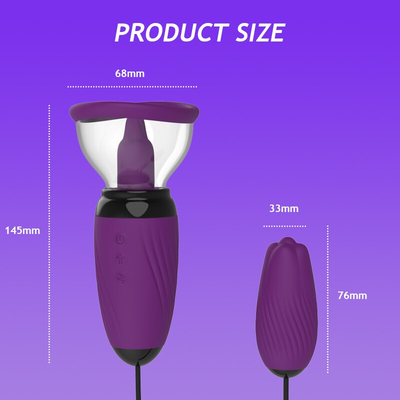Sucking Vibrator Clit Stimulator ลิ้นเลียของเล่น G-Spot Bullet Vibrator เต้านม Nipple Sucker Vibrator หญิงนวด
