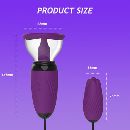 Sucking Vibrator Clit Stimulator ลิ้นเลียของเล่น G-Spot Bullet Vibrator เต้านม Nipple Sucker Vibrator หญิงนวด