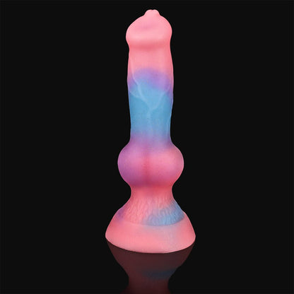 Super Soft Luminous อวัยวะเพศสุนัข Dildo ของเล่นสำหรับผู้ใหญ่สำหรับผู้หญิง Monster Dick ดูด Anal Toy ชายหญิง Masturbation