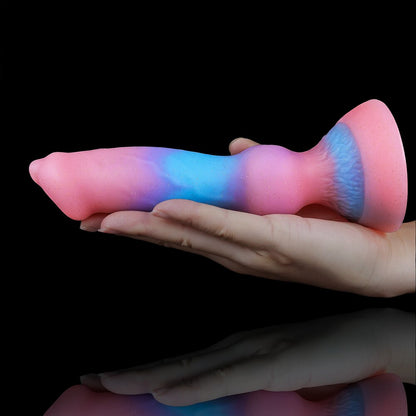 Super Soft Luminous อวัยวะเพศสุนัข Dildo ของเล่นสำหรับผู้ใหญ่สำหรับผู้หญิง Monster Dick ดูด Anal Toy ชายหญิง Masturbation