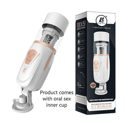 Automatic Telescopic Air Male Masturbator ช่องคลอดประดิษฐ์ Oral Anal Sex Masturbation เครื่องของเล่นเร้าอารมณ์สำหรับผู้ชาย