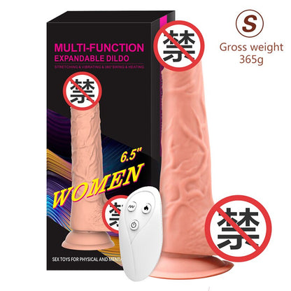 กล้องส่องทางไกลความร้อน Dildo Vibrator G-Spot นวดขนาดใหญ่สมจริง Penis เร้าอารมณ์ Anal เซ็กซ์ทอยสำหรับผู้หญิงผลิตภัณฑ์สำหรับผู้ใหญ่