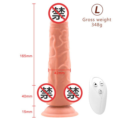 Telescopic ความร้อน Dildo Vibrator G-Spot นวดขนาดใหญ่สมจริง Penis เร้าอารมณ์ Anal เซ็กซ์ทอยสำหรับผู้หญิงผลิตภัณฑ์สำหรับผู้ใหญ่