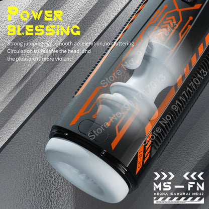 อัตโนมัติเซ็กซ์ทอยสำหรับชายอมควย Telescopic ดูด Masturbator ช่องคลอดเทียม พ็อกเก็ตหี Vibrator อุปกรณ์ช่วยสำเร็จความใคร่ทางปากสำหรับผู้ใหญ่ ถ้วย