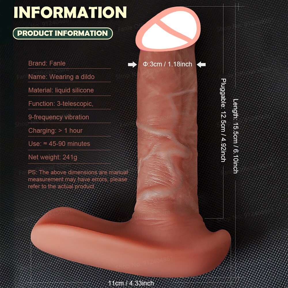 Thrusting Dildo Vibrators รีโมทควบคุมซิลิโคนแท้ สำหรับผู้หญิง Masturbator ช่องคลอดแบบยืดหดได้ อวัยวะเพศชายของเล่นทางเพศสำหรับผู้ใหญ่